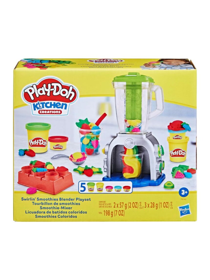 Play-doh swirlin smoothies blender playset, f9142 - Play-Doh