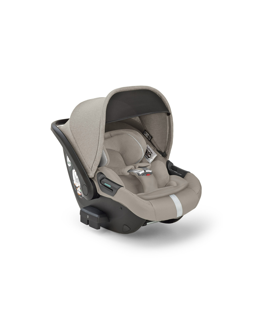 Inglesina - σύστημα μεταφοράς electa quattro με κάθισμα darwin recline beige/total black - Inglesina