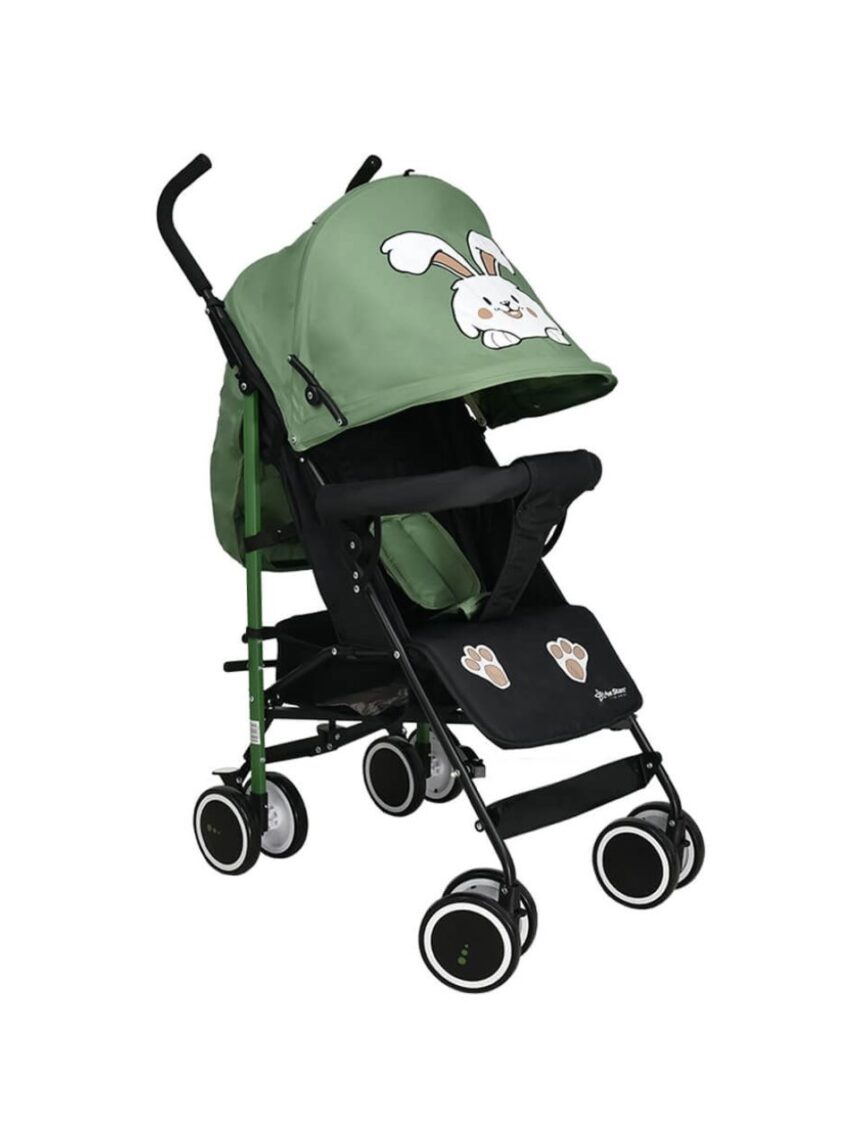 Bebe stars ελαφρύ καρότσι buggy bunny olive, 6-36 μηνών - Bebe Stars