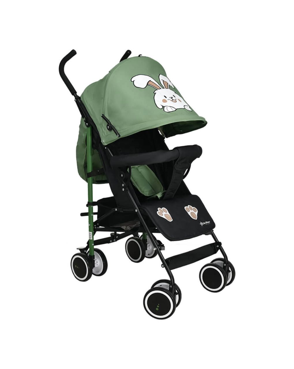 Bebe stars ελαφρύ καρότσι buggy bunny olive, 6-36 μηνών - Bebe Stars