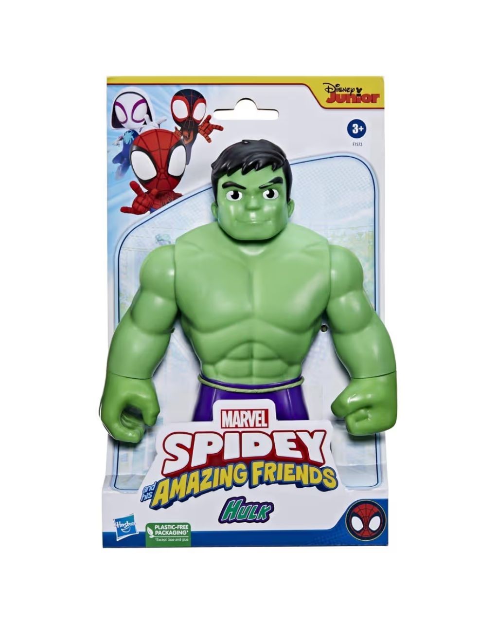 Marvel spidey and his amazing friends supersized hulk φιγούρα δράσης, f7572