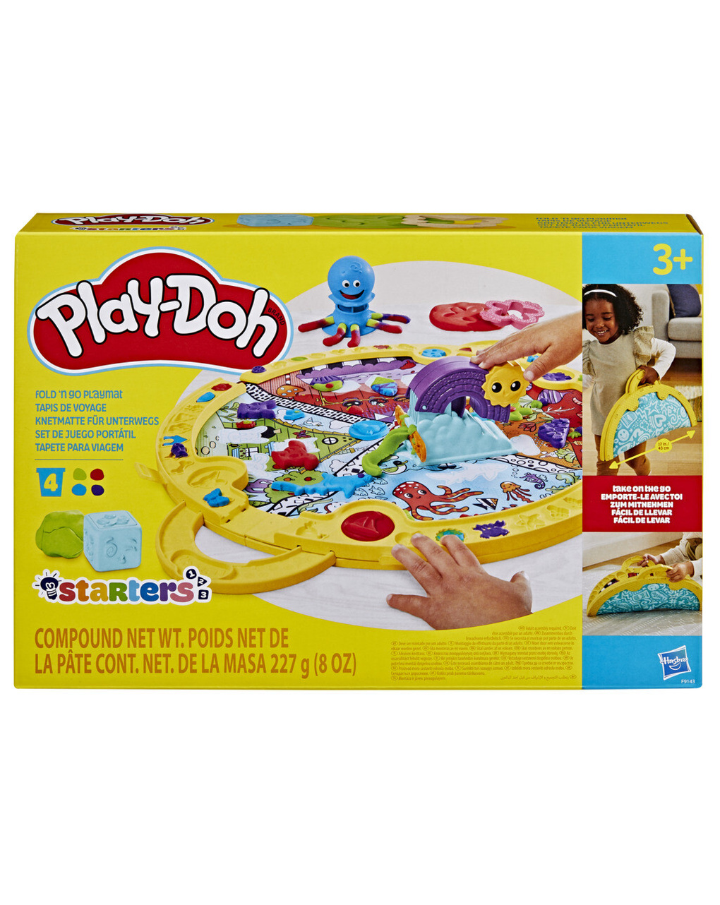 Play-doh fold n go playmat, f9143 - Play-Doh