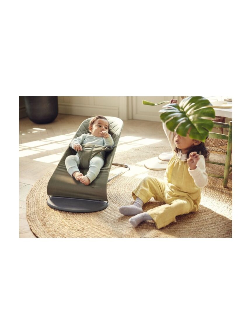 Babybjorn - ριλάξ bliss, woven, classic quilt, dark green - Baby Bjorn