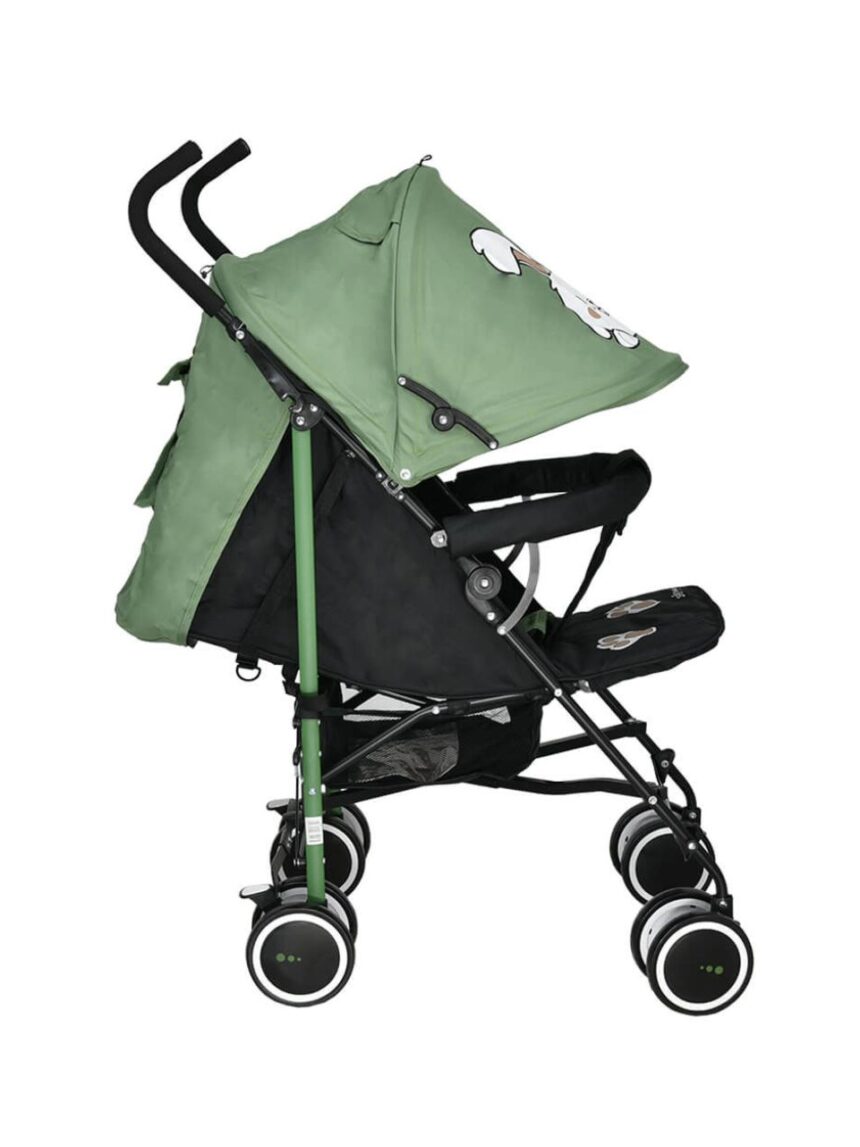 Bebe stars ελαφρύ καρότσι buggy bunny olive, 6-36 μηνών - Bebe Stars