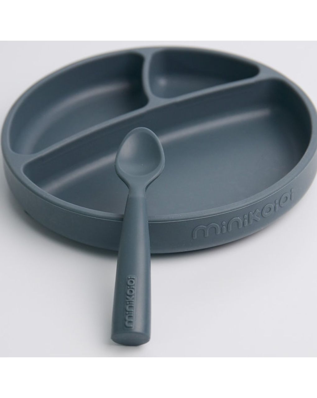 Minikoioi κουτάλι σιλικόνης scooper 6m+ deep blue 0907-101140010 - MinikOiOi