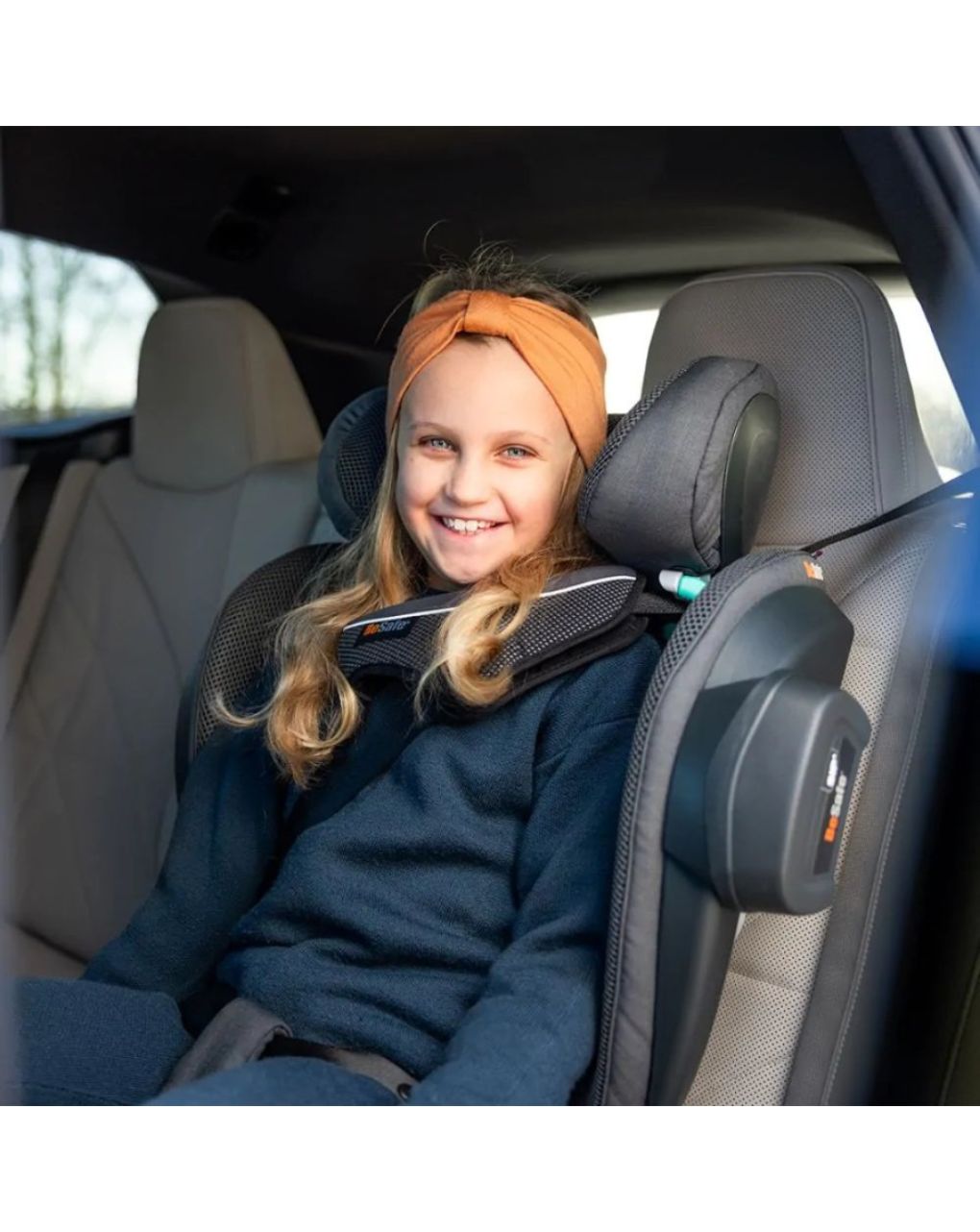 Besafe κάθισμα αυτοκινήτου flex fix 2 i-size (100-150cm) anthracite mesh 2001-11037469-anm - Be Safe