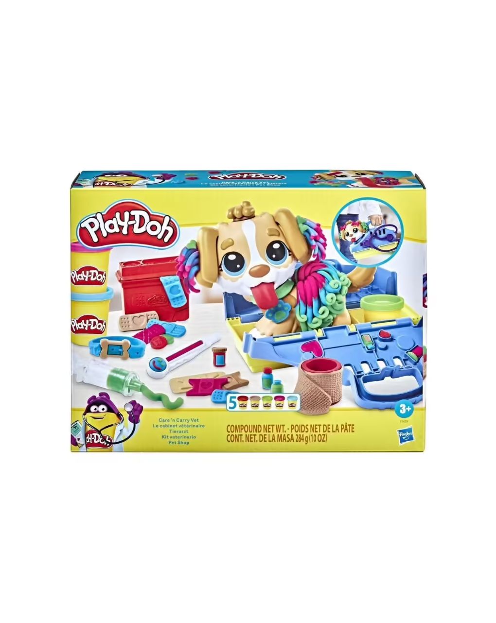 Play-doh care ‘n carry vet playset, f3639 - Play-Doh