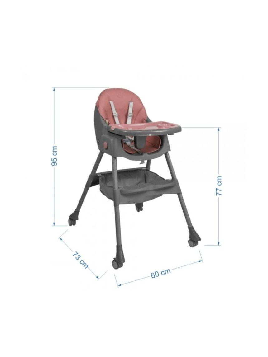 Bebe stars καρέκλα φαγητού comfy 2σε1 apple 6m+, 865-185 - Bebe Stars