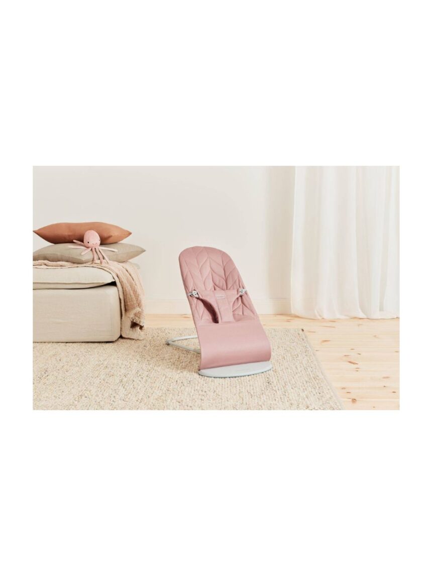 Babybjorn - ριλάξ bliss, woven, petal quilt, dusty pink - Baby Bjorn