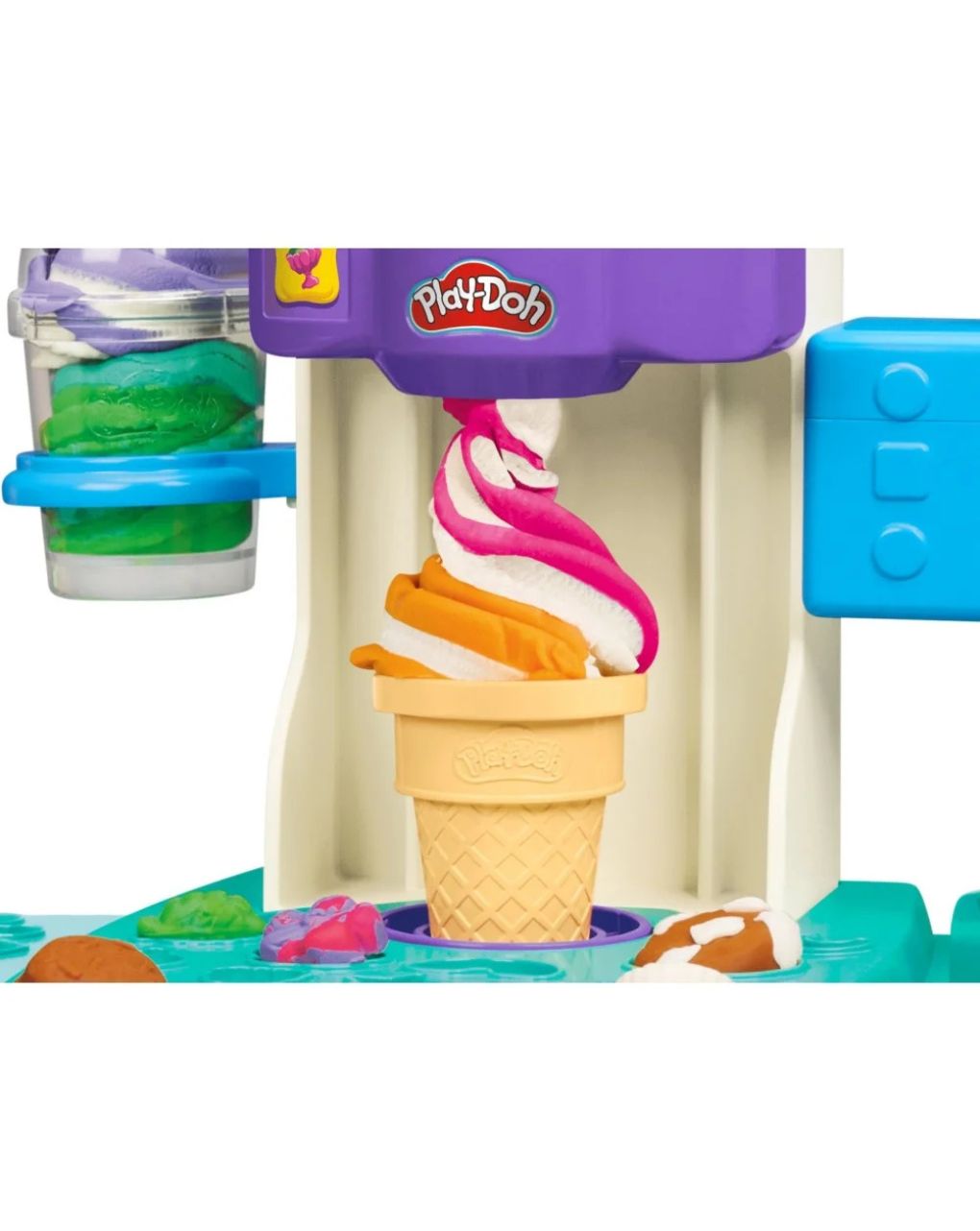 Play-doh rainbow swirl ice cream playset, g0028 - Play-Doh