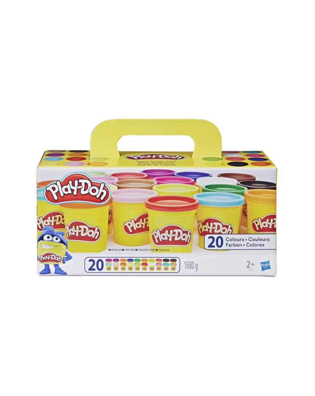 Play-doh super color pack - 20 βαζάκια πλαστοζυμαράκια, a7924 - Play-Doh