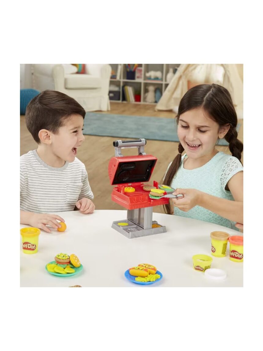 Play-doh kitchen creations grill n stamp playset, f0652 - Play-Doh