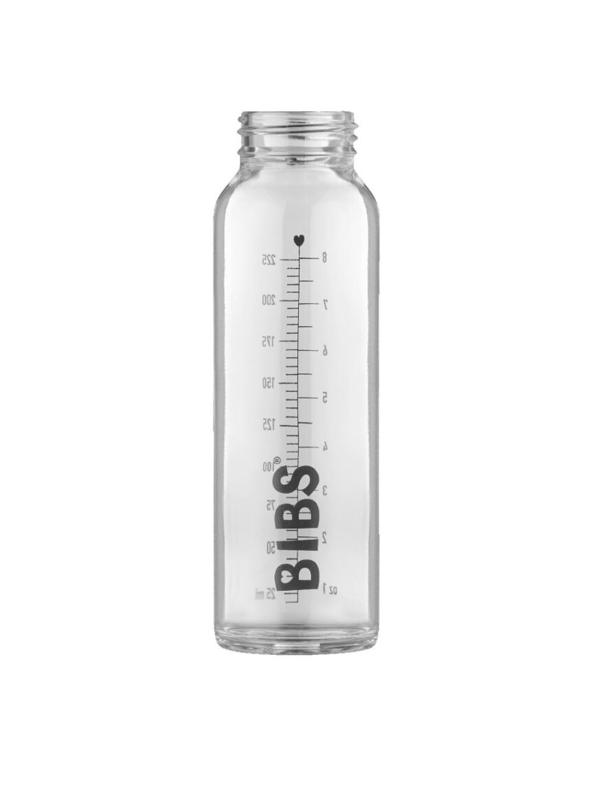 Bibs ολοκληρωμένο σετ γυάλινο μπιμπερό latex sage 225ml, 0m+ - BIBS