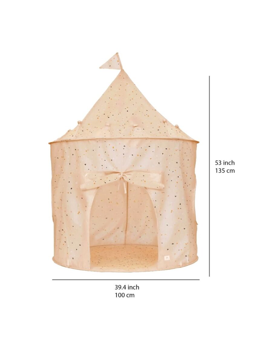 3sprouts παιδική σκηνή recycled κάστρο terrazzo clay - 3 sprouts