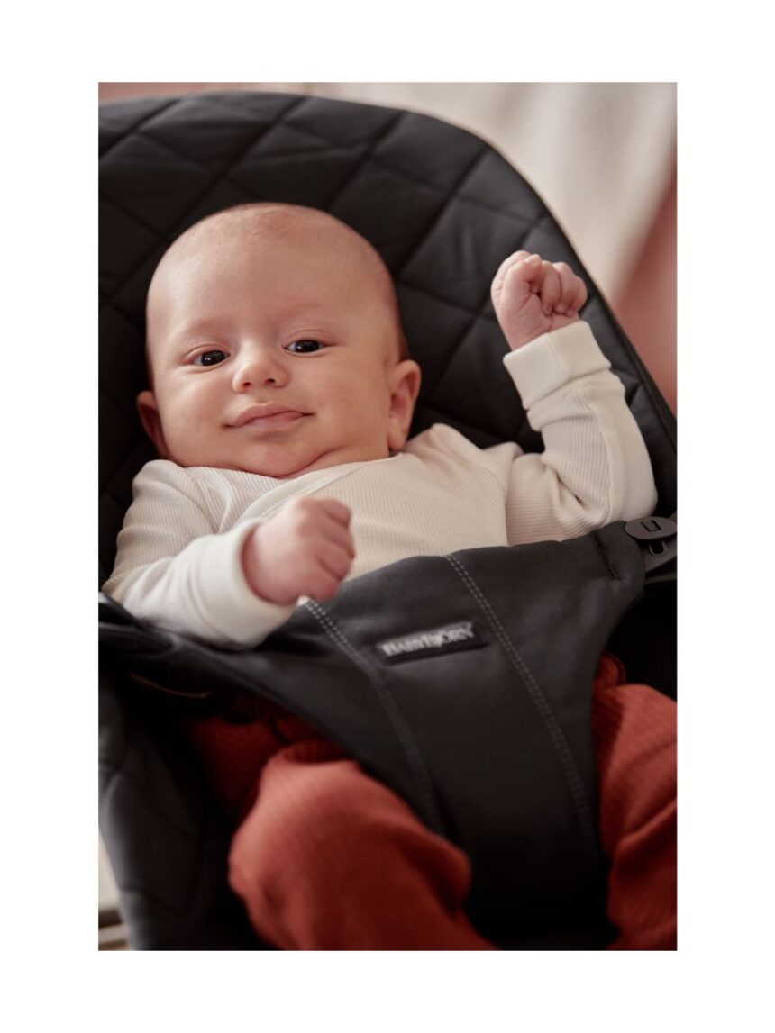 Babybjorn - ριλάξ bliss, woven, classic quilt, black - Baby Bjorn