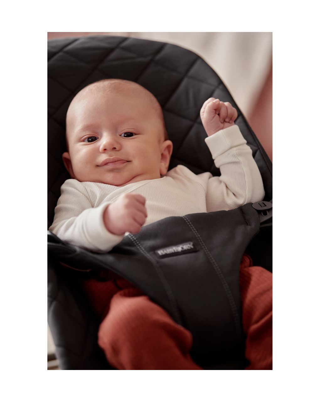 Babybjorn - ριλάξ bliss, woven, classic quilt, black - Baby Bjorn