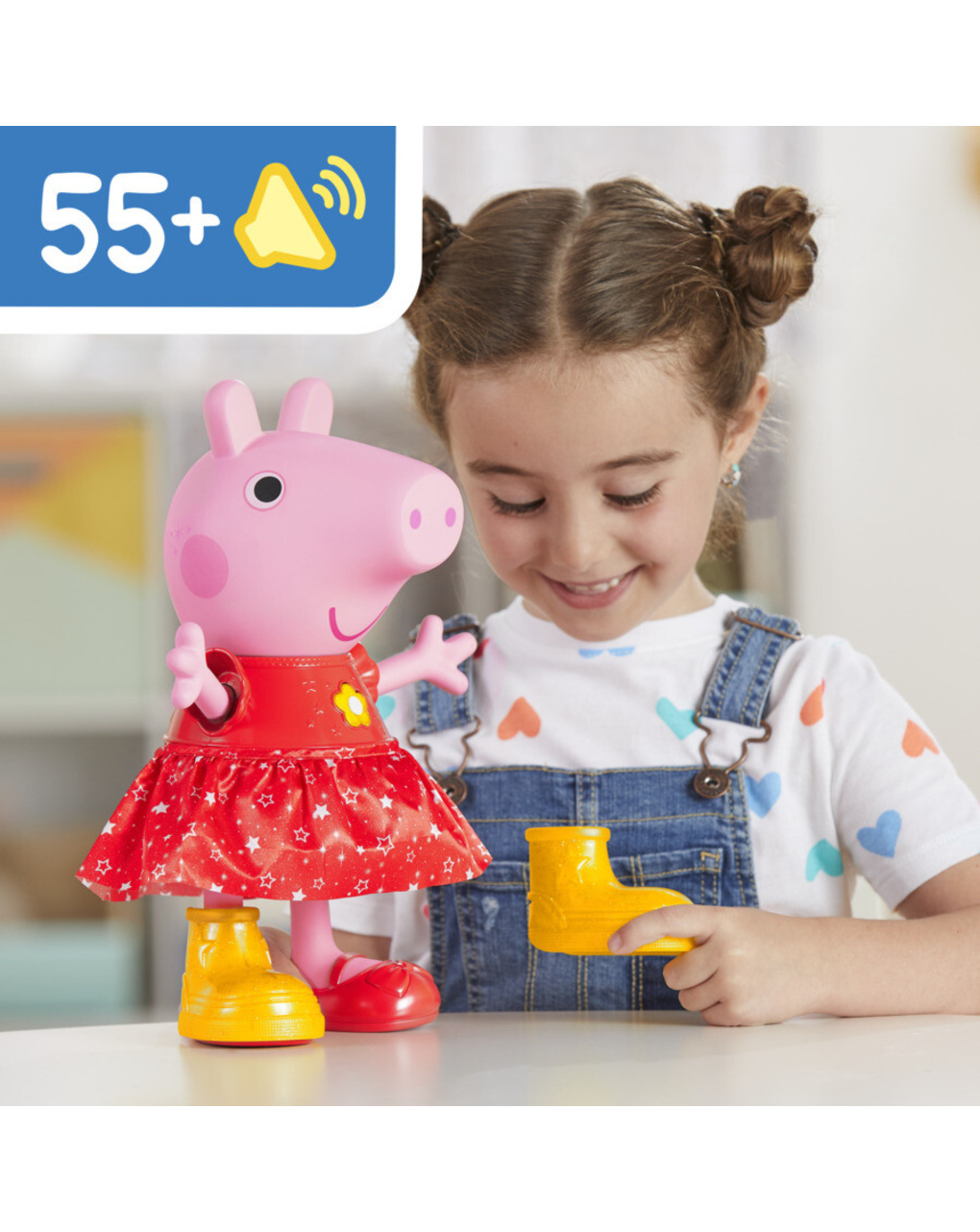 Peppa pig κούκλα peppas muddy puddles party, f8873 - Peppa Pig