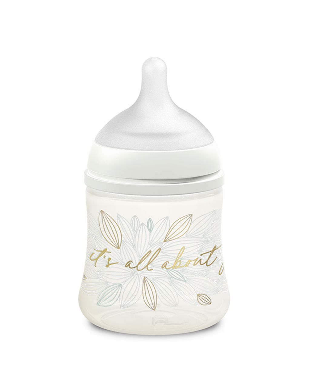 Suavinex - πλαστικό μπιμπερό 150ml με θηλή physio sx-pro 0m+, gold grey - Suavinex