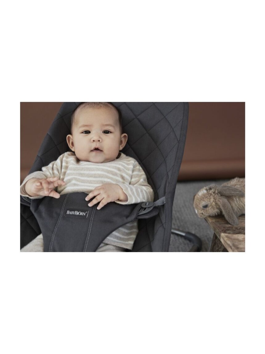 Babybjorn - ριλάξ bliss, woven, classic quilt, anthracite - Baby Bjorn