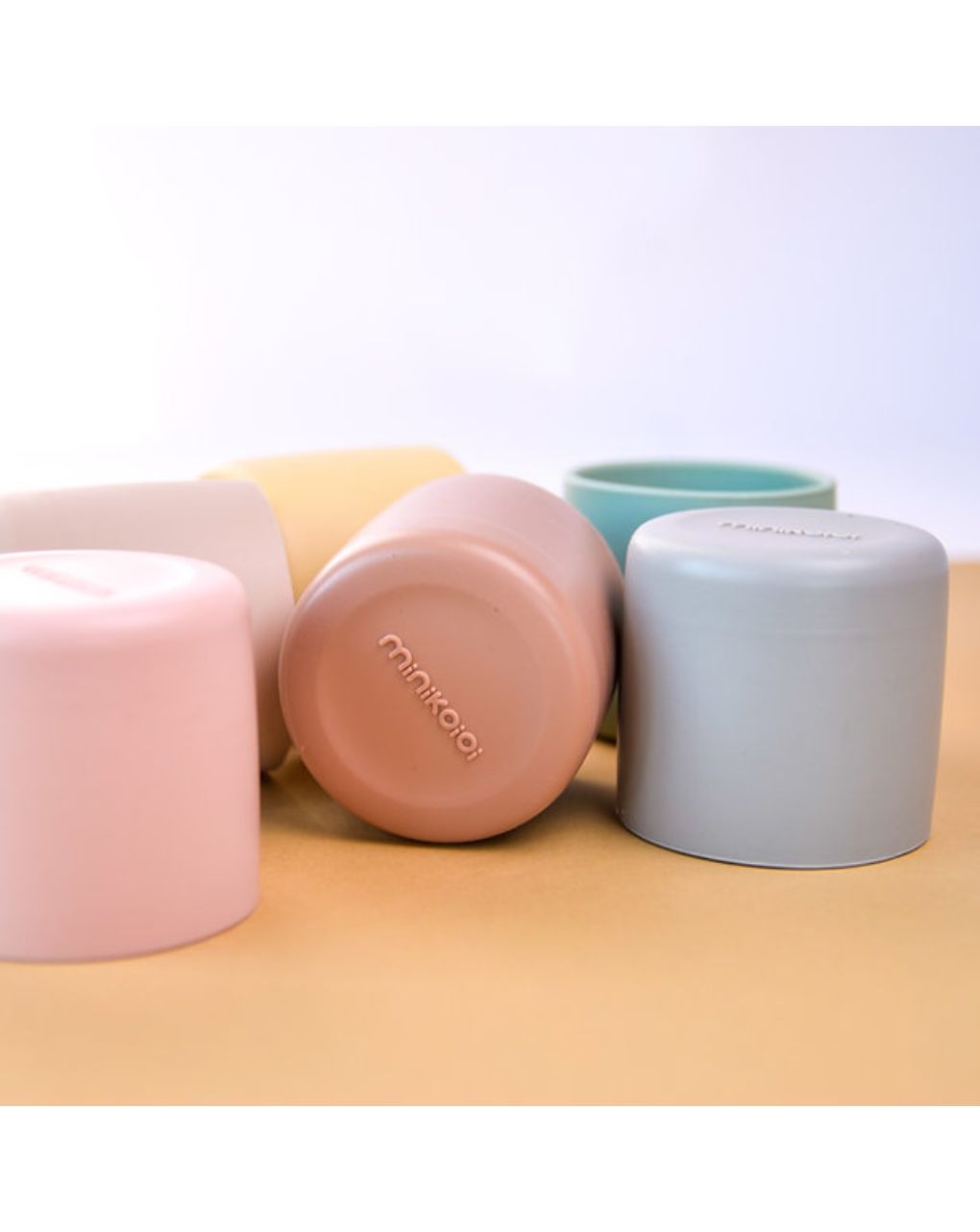 Minikoioi ποτηράκι σιλικόνης minicup 4m+ blue 0907-101100003 - MinikOiOi