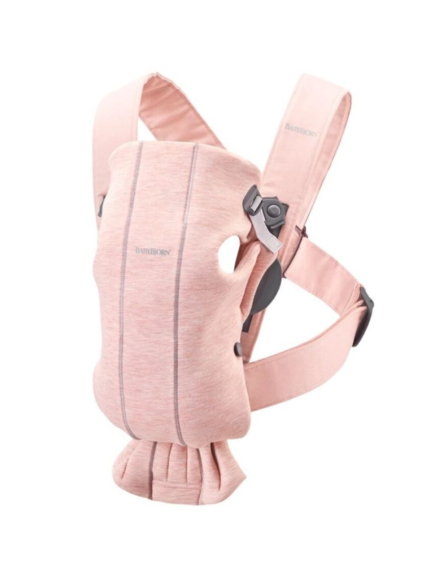 Babybjorn - μάρσιπος mini 3d jersey, light pink - Baby Bjorn