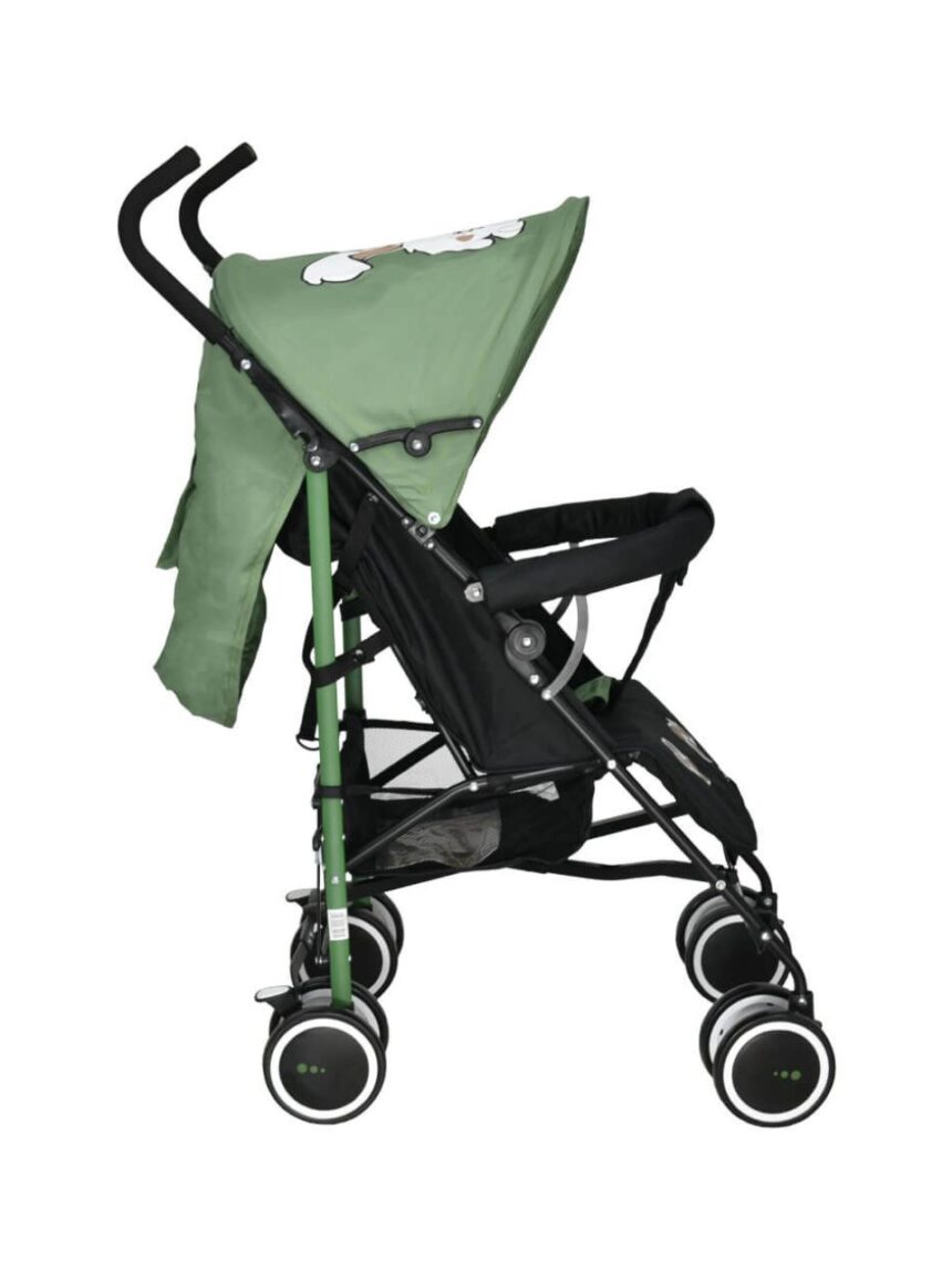 Bebe stars ελαφρύ καρότσι buggy bunny olive, 6-36 μηνών - Bebe Stars