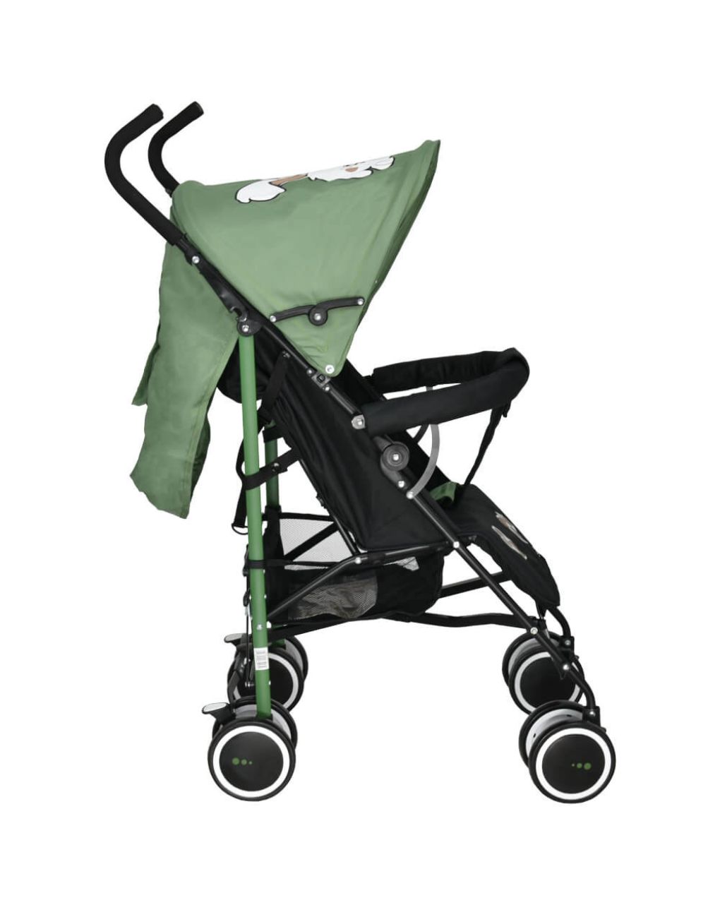 Bebe stars ελαφρύ καρότσι buggy bunny olive, 6-36 μηνών - Bebe Stars