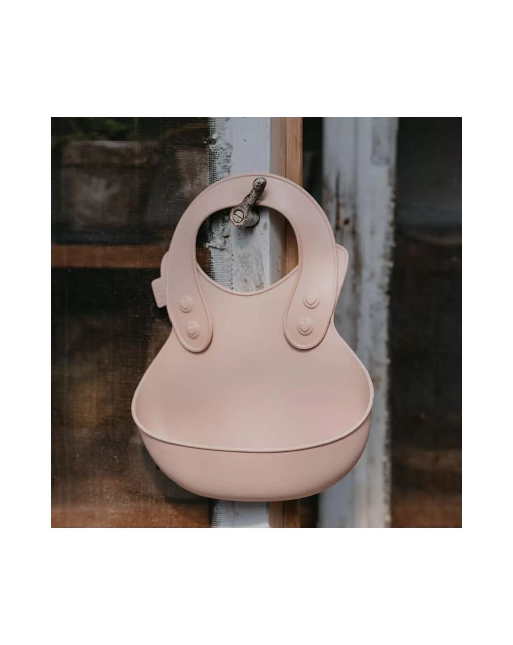 Bibs σαλιάρα overall bib - blush - BIBS