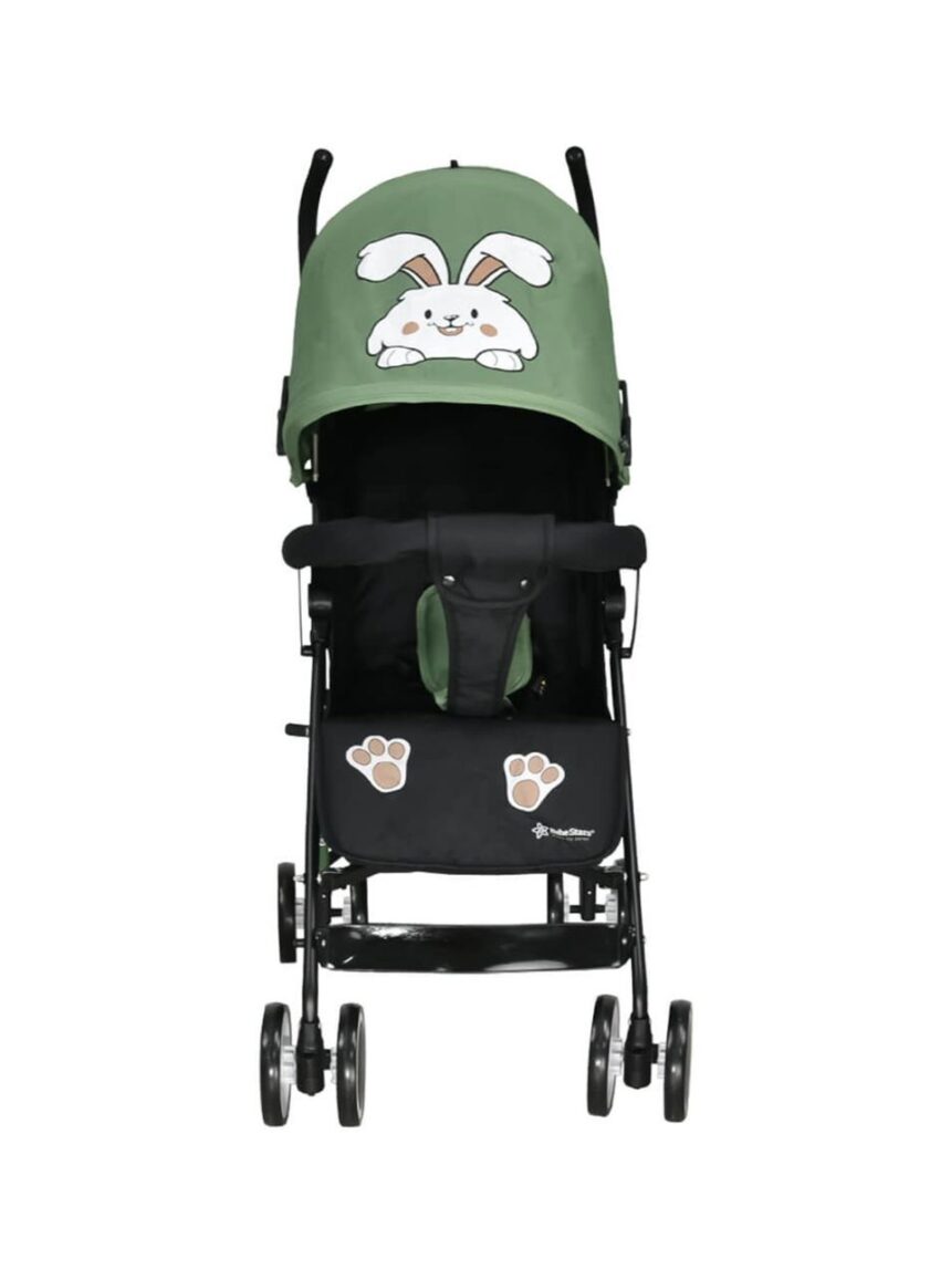 Bebe stars ελαφρύ καρότσι buggy bunny olive, 6-36 μηνών - Bebe Stars