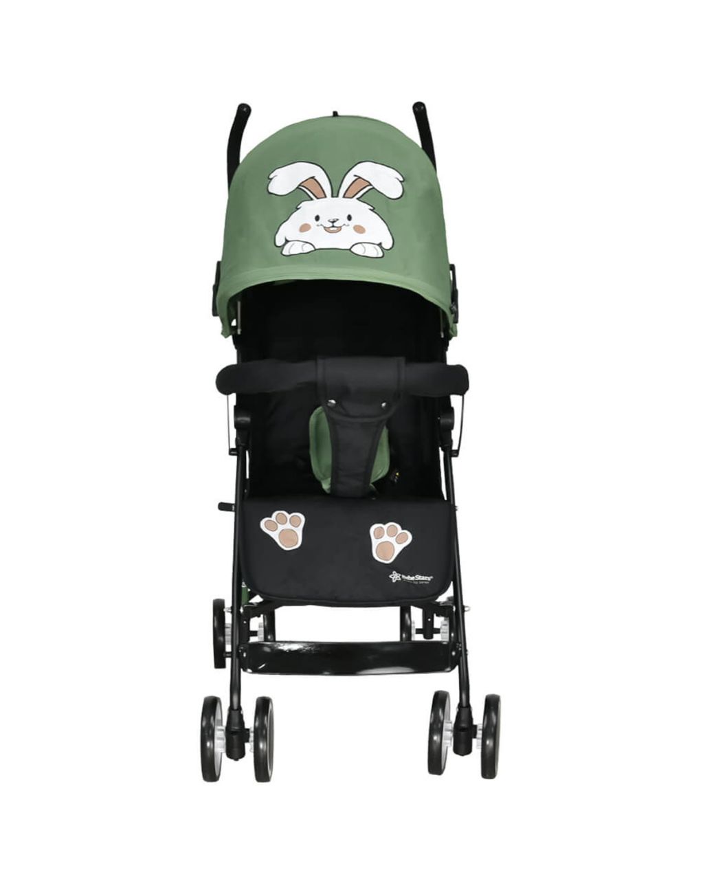 Bebe stars ελαφρύ καρότσι buggy bunny olive, 6-36 μηνών - Bebe Stars