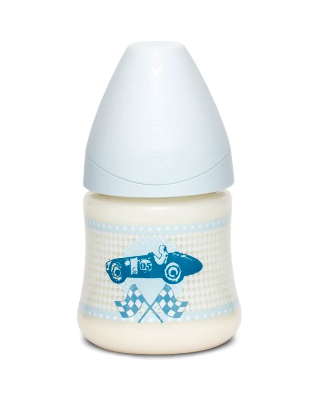 Suavinex - μπιμπερό boys toys pp με ανατομική θηλή σιλικόνης 150ml 0+, μπλε - Suavinex