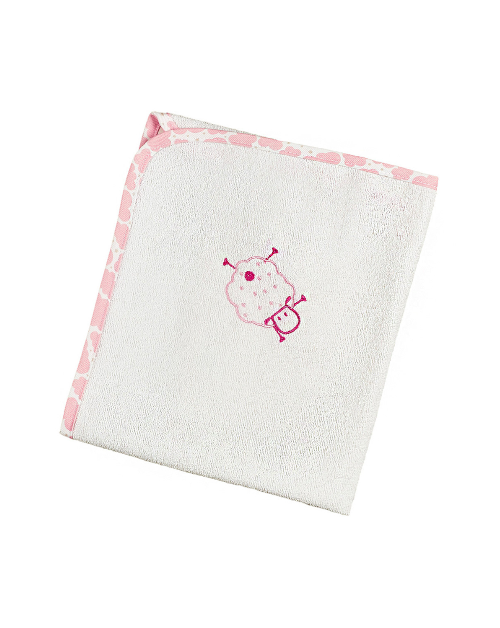 ο κόσμος του μωρού σελτεδάκι 40x60 cm πλαστικοποιημένης πετσέτας sheep ροζ 11121