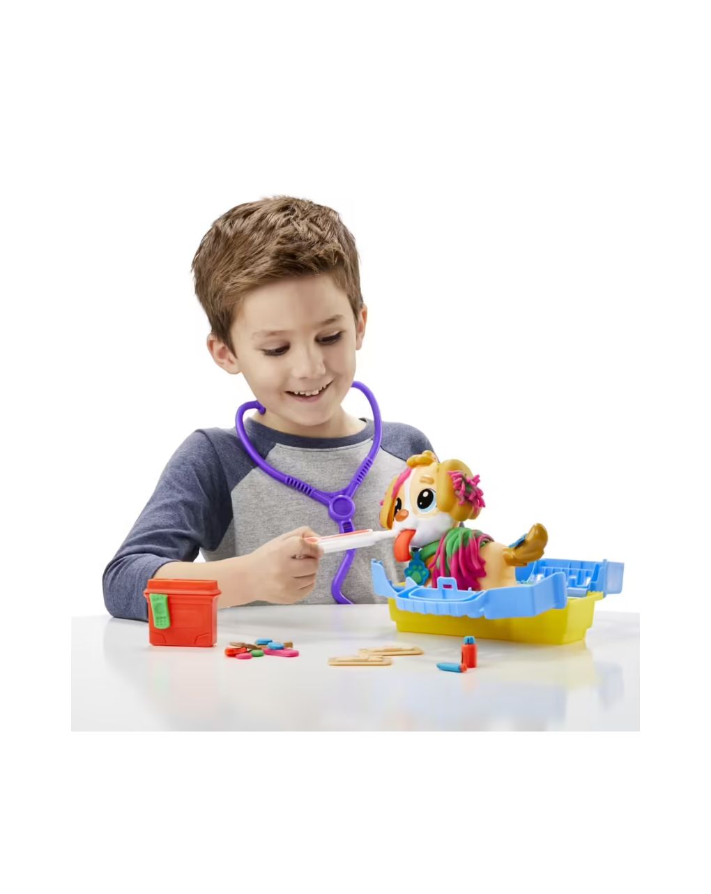 Play-doh care ‘n carry vet playset, f3639 - Play-Doh