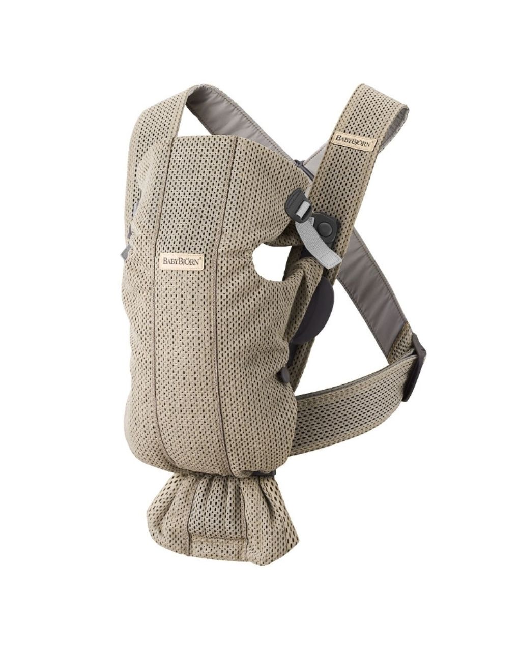 Babybjorn - μάρσιπος mini 3d mesh grey beige