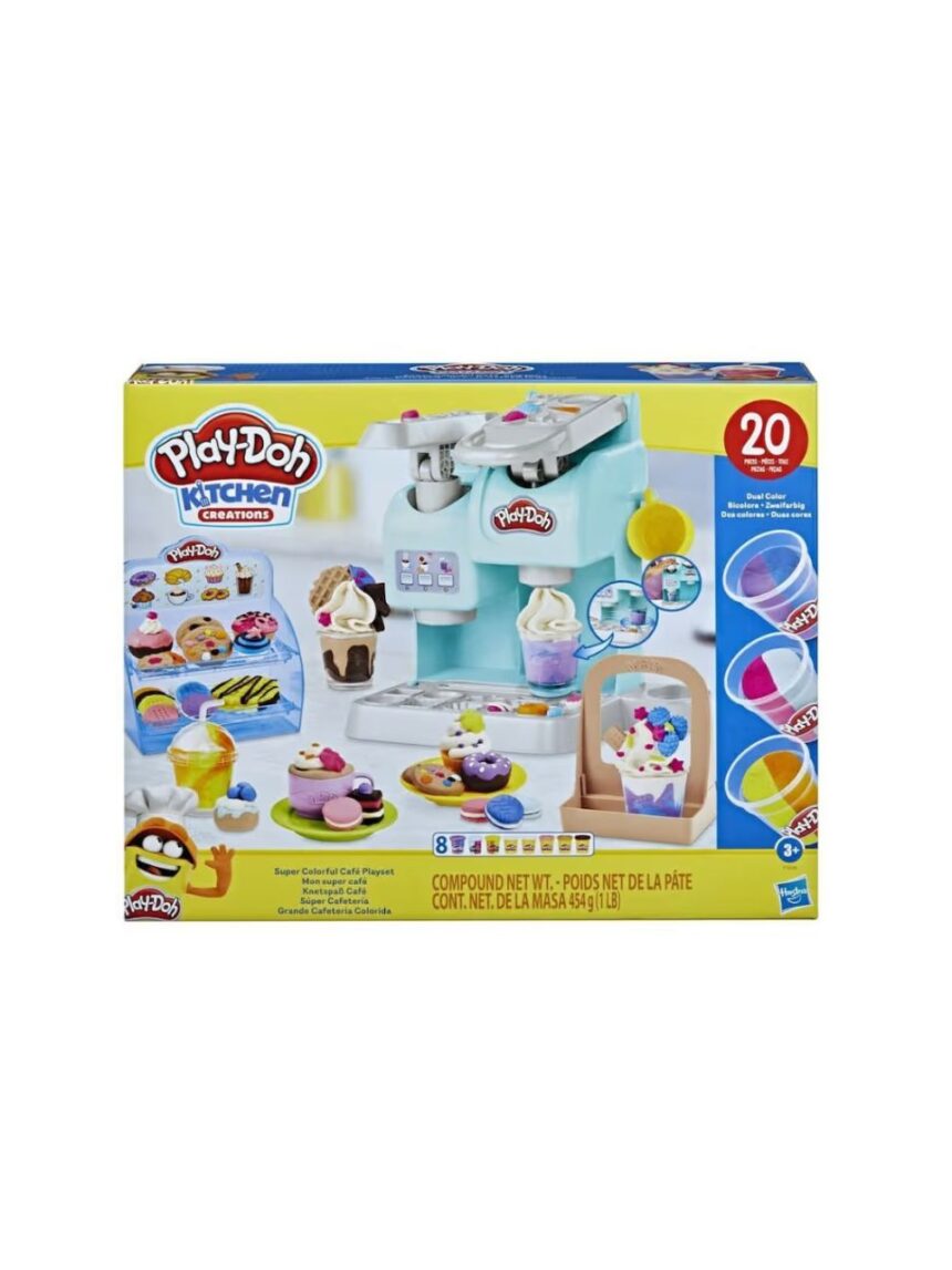 Play-doh kitchen creations πολύχρωμο καφέ, f5836 - Play-Doh