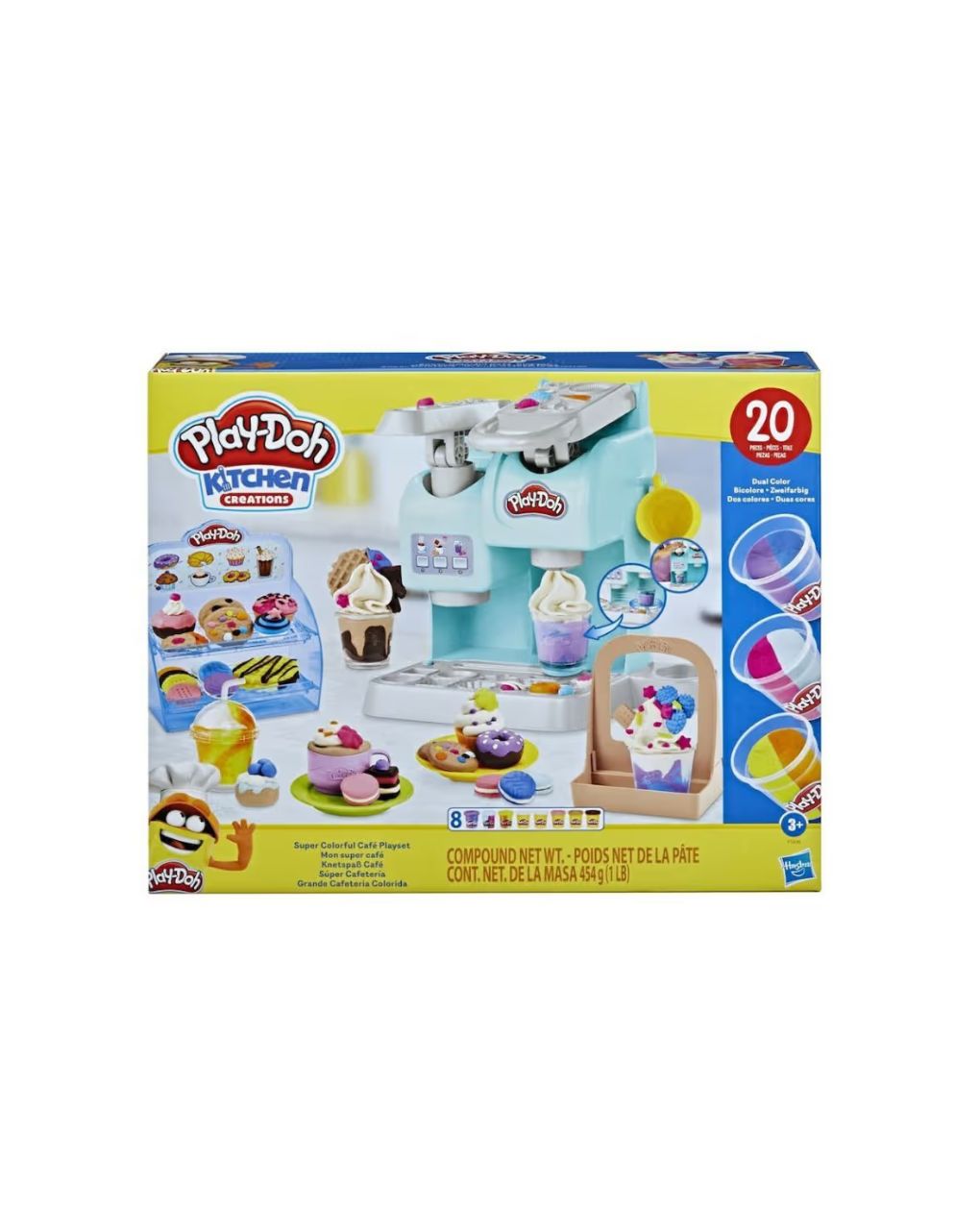 Play-doh kitchen creations πολύχρωμο καφέ, f5836 - Play-Doh