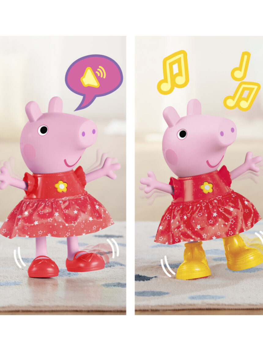 Peppa pig κούκλα peppas muddy puddles party, f8873 - Peppa Pig