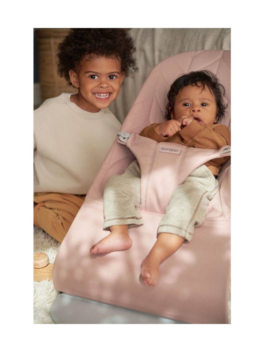 Babybjorn - ριλάξ bliss, woven, petal quilt, dusty pink - Baby Bjorn