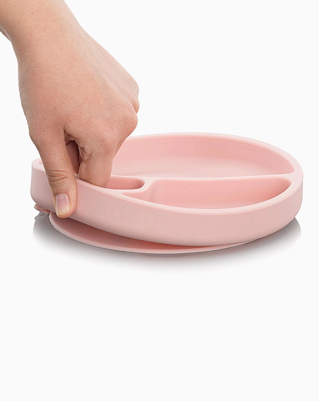 Minikoioi πιάτο με διαχωριστικά portions 6m+ pink 0907-101050002 - MinikOiOi