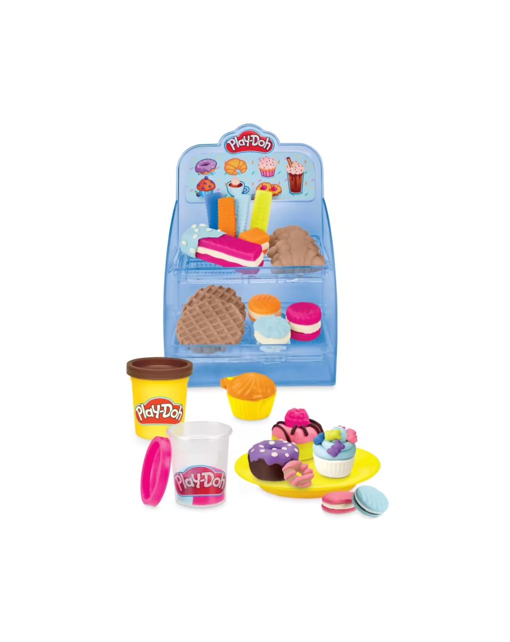 Play-doh kitchen creations πολύχρωμο καφέ, f5836 - Play-Doh