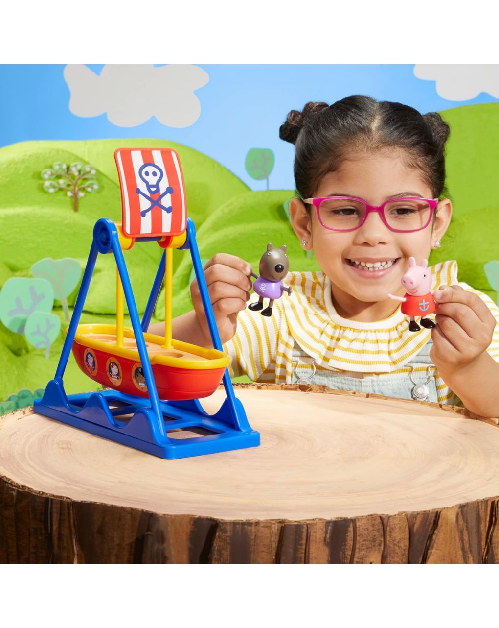 Peppa pig κούνια πειρατικό πλοίο, f6296 - Peppa Pig