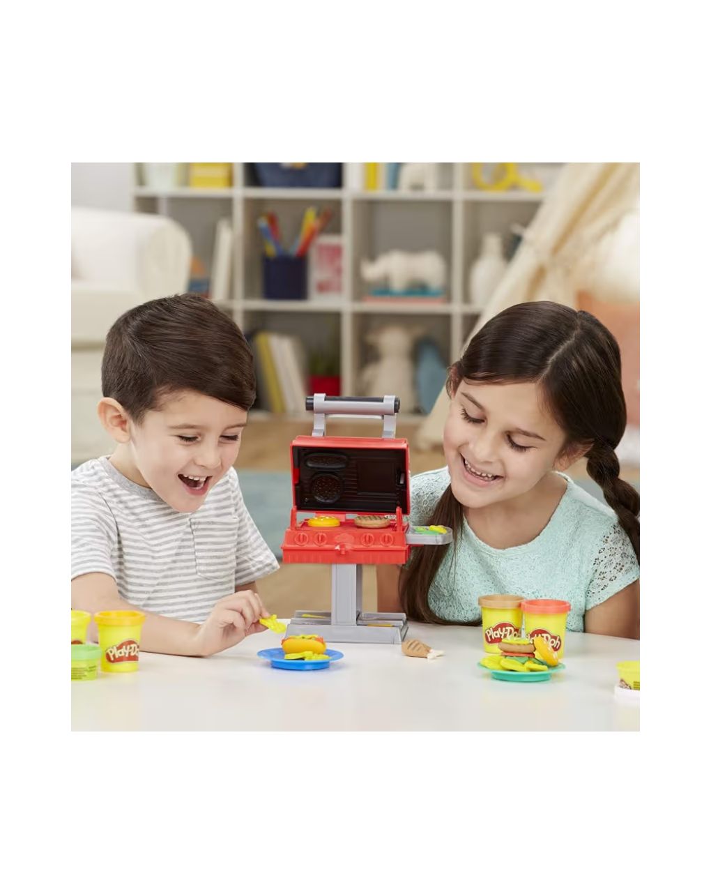 Play-doh kitchen creations grill n stamp playset, f0652 - Play-Doh