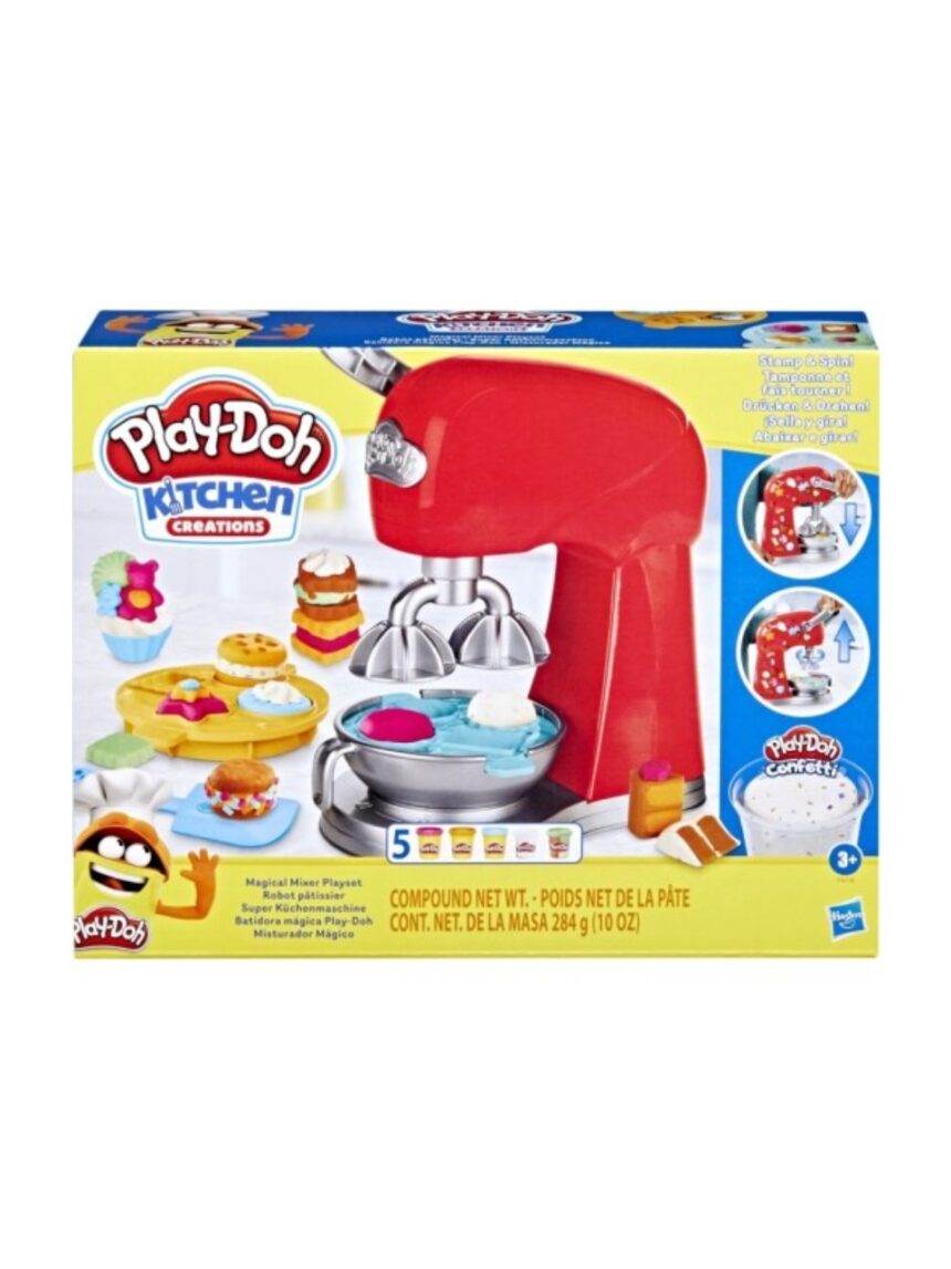 Play-doh kitchen creations magical mixer playset, f4718 - Play-Doh