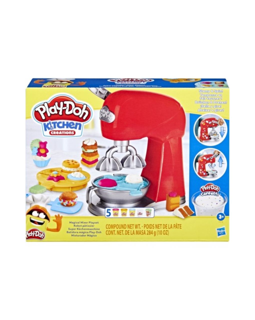 Play-doh kitchen creations magical mixer playset, f4718 - Play-Doh