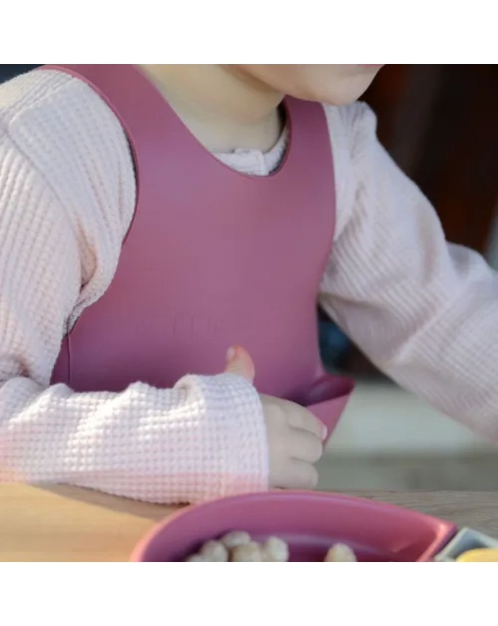 Minikoioi ελαστική σαλιάρα σιλικόνης velvet rose 0202-101020006 - MinikOiOi