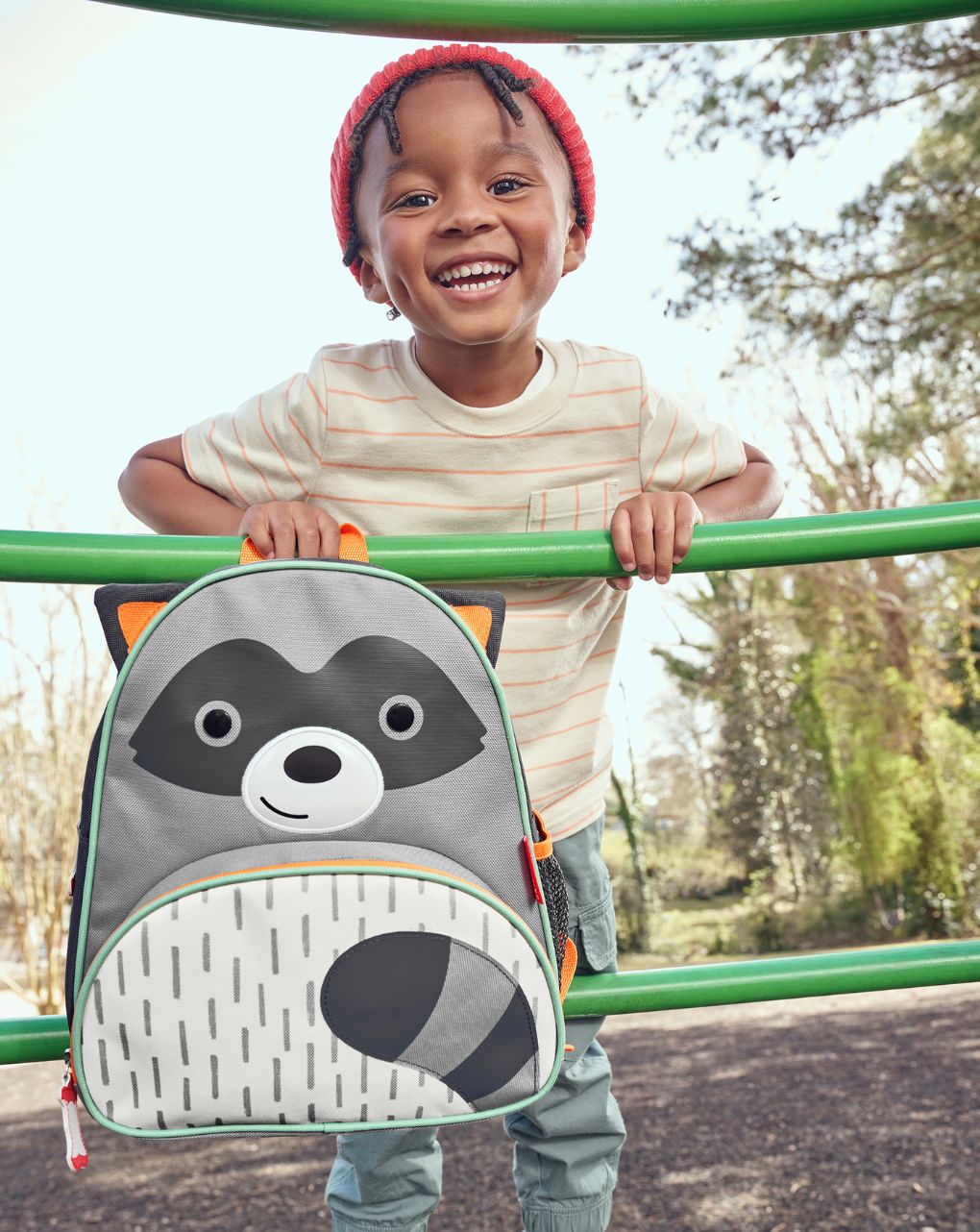 Skip hop zoo παιδική τσάντα πλάτης raccoon 29-2902001-45 - SKIP HOP