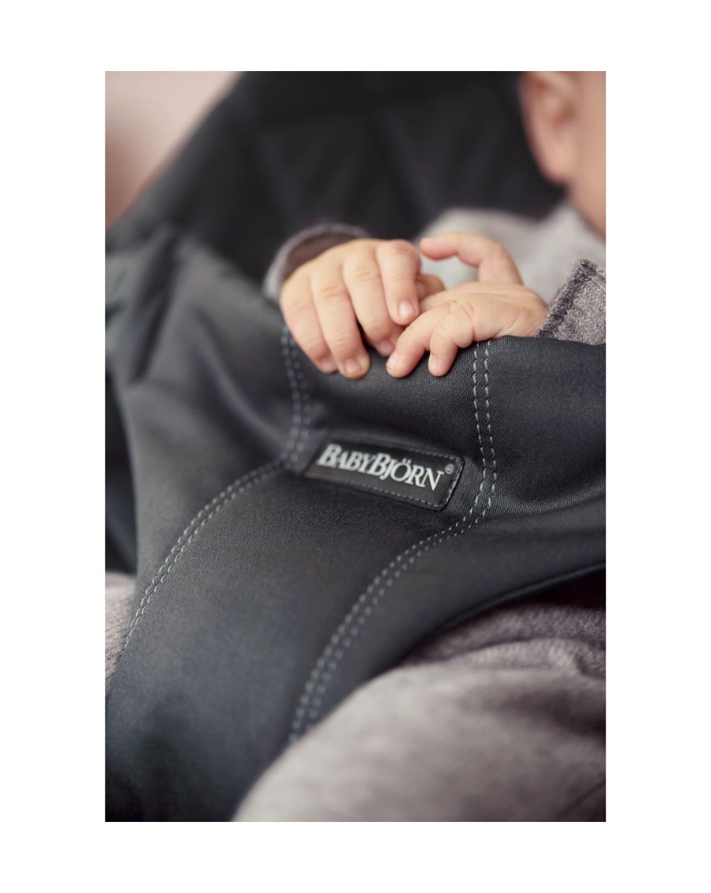 Babybjorn - ριλάξ bliss, woven, classic quilt, black - Baby Bjorn