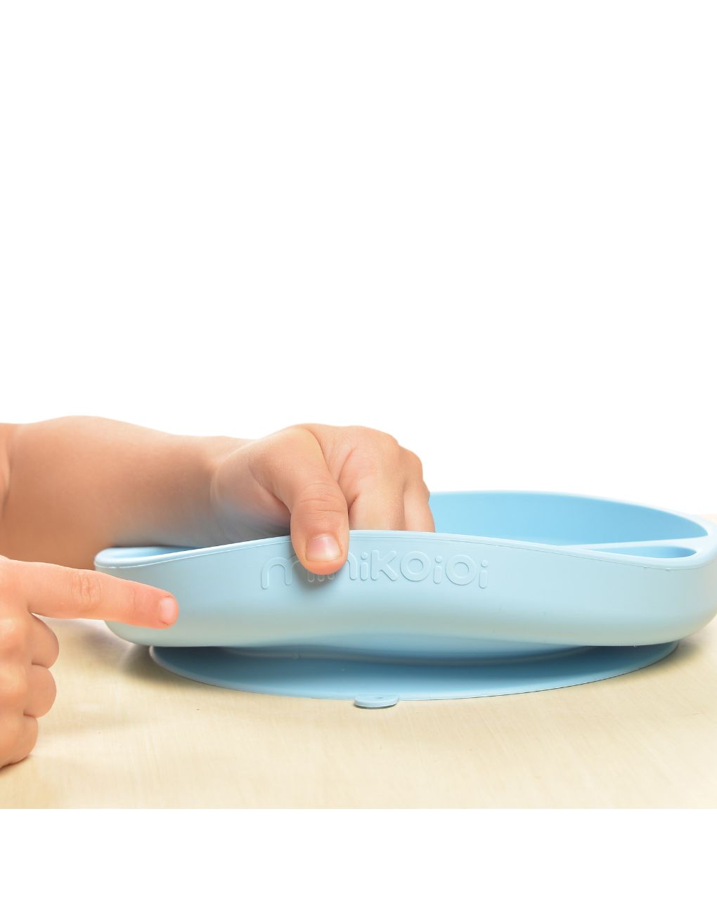 Minikoioi πιάτο με διαχωριστικά portions 6m+ blue 0907-101050003 - MinikOiOi