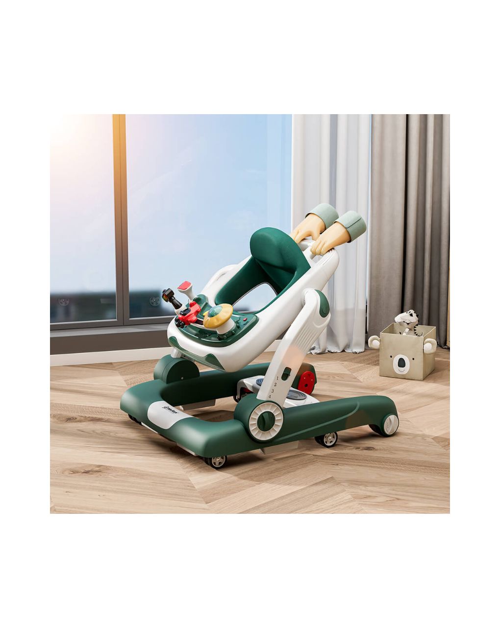 Bebe stars στράτα airplane 3in1 pine, 4238 - Bebe Stars