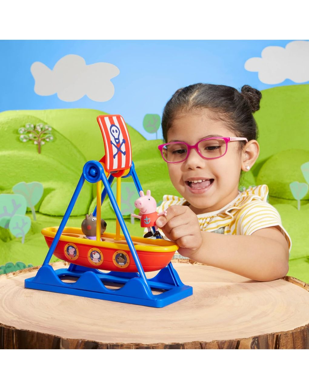 Peppa pig κούνια πειρατικό πλοίο, f6296 - Peppa Pig
